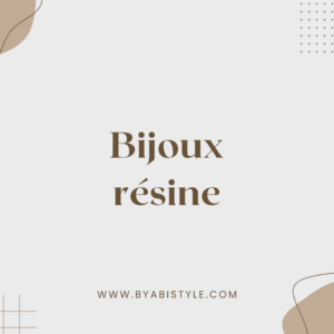 Bijoux résine