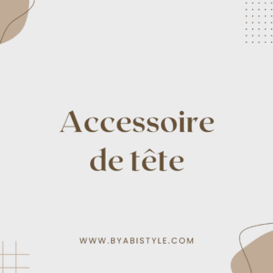 Accessoire de tête