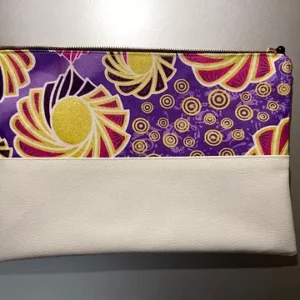 Pochette maxi duo tissu