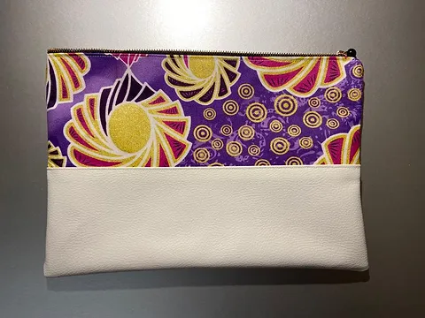 Pochette maxi duo tissu