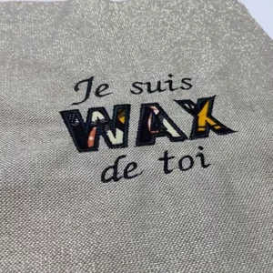 Coupon brodé : Je suis WAX de toi